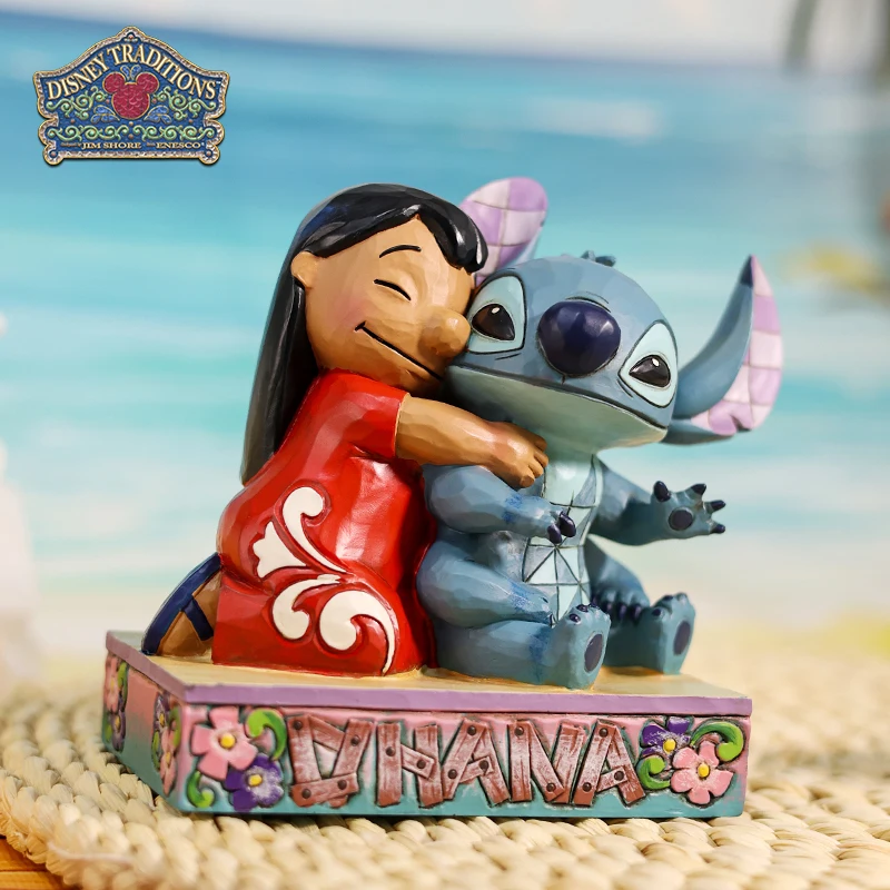 

Disney Couple Figure Set, Lilo and Stitch Collectible, Romantic Anniversary Gift Valentine's Special Collection Couple Gift Idea