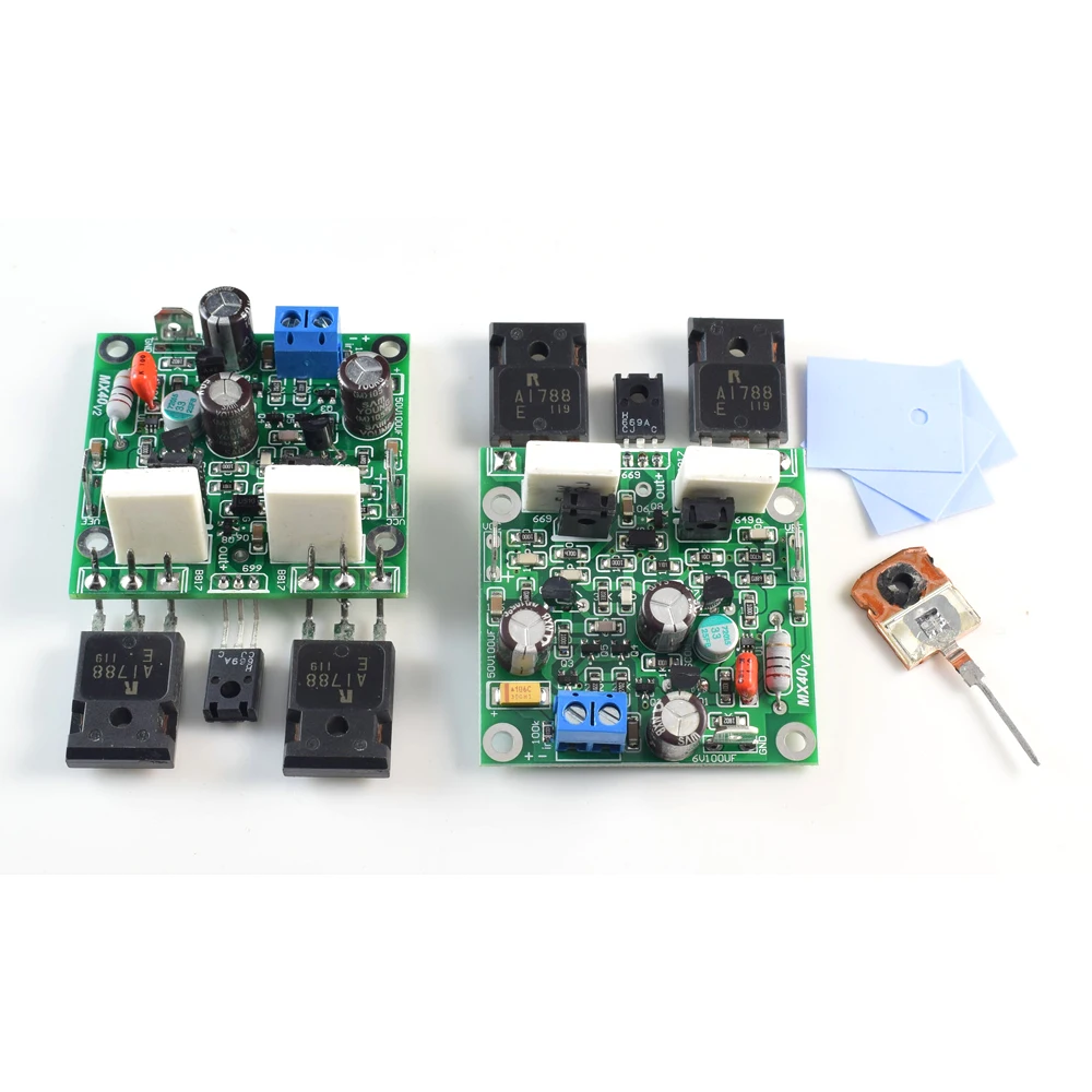 Placa amplificadora Q-BAIHE MX40 com acabamento em dois canais / placa estéreo