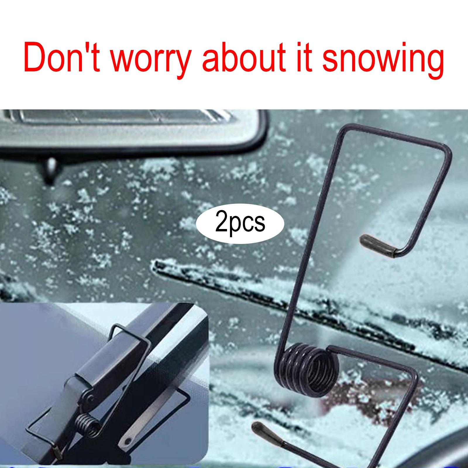 Universal Car Windshield Wiper Arm Pressure Spring Boosters Windshield Wiper Booster Spring Protective Cover Car Accessories