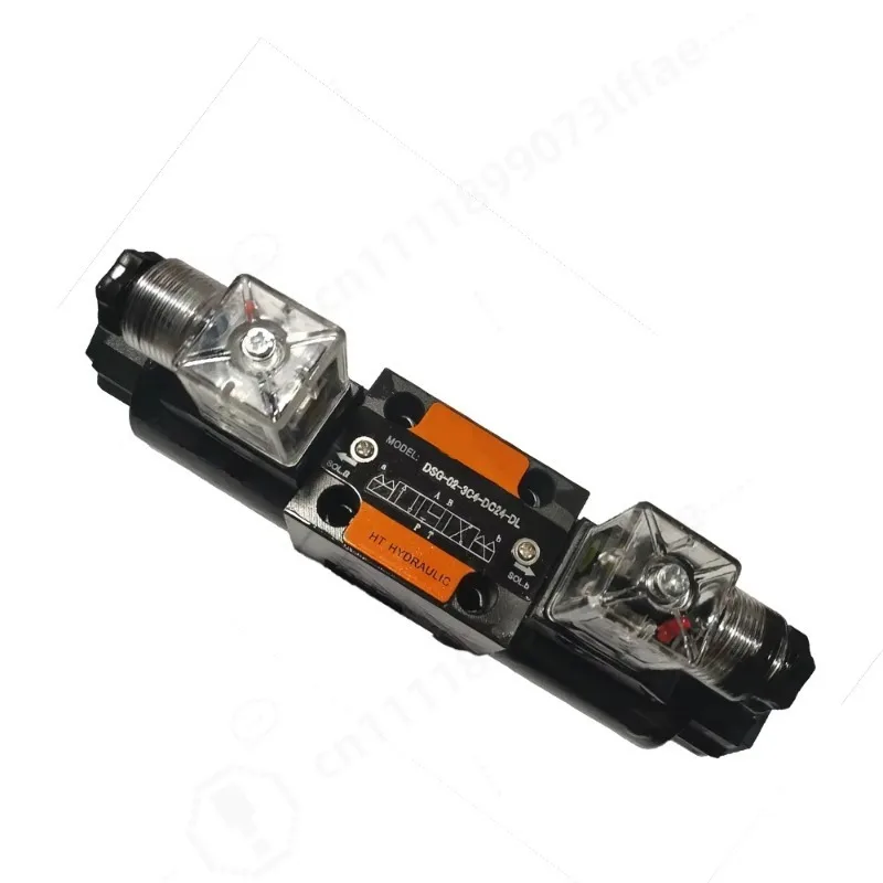 DSG‑02 Hydraulic Solenoid Valve, 3 Position 4 Way Directional Control Valve, NG6 Size, Industrial Hydraulic System Replacement