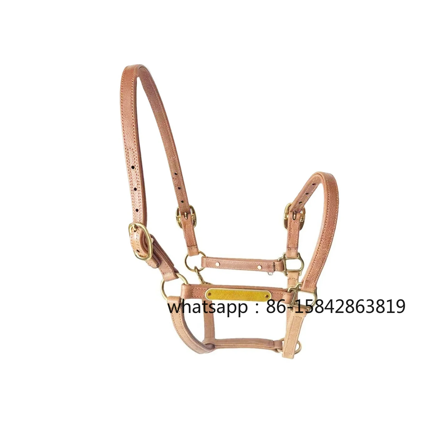 Equestrian Cowhide Bridle, Adjustable, Durable Harness, for Knights