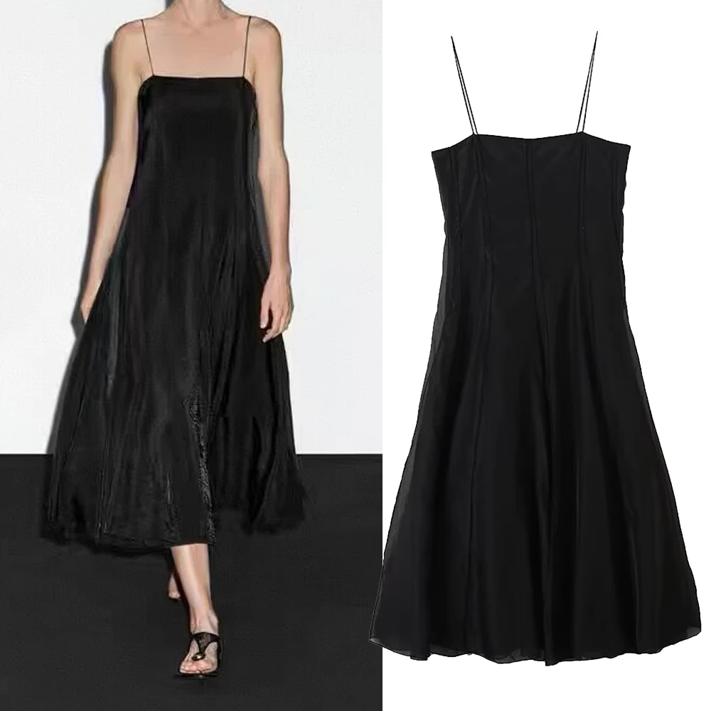 

Модная женская универсальная юбка Faionable Bla Strapl Dr WMDR H2224 из хлопка и полиэстера, повседневная, сексуальная, весна-лето