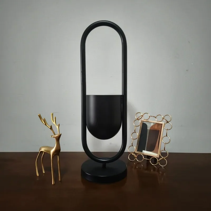 Modern Black Glass Vase Hydroponic Flower Arrangement Luxury Home Decor Living Room Art Centerpiece Soft Interior Design