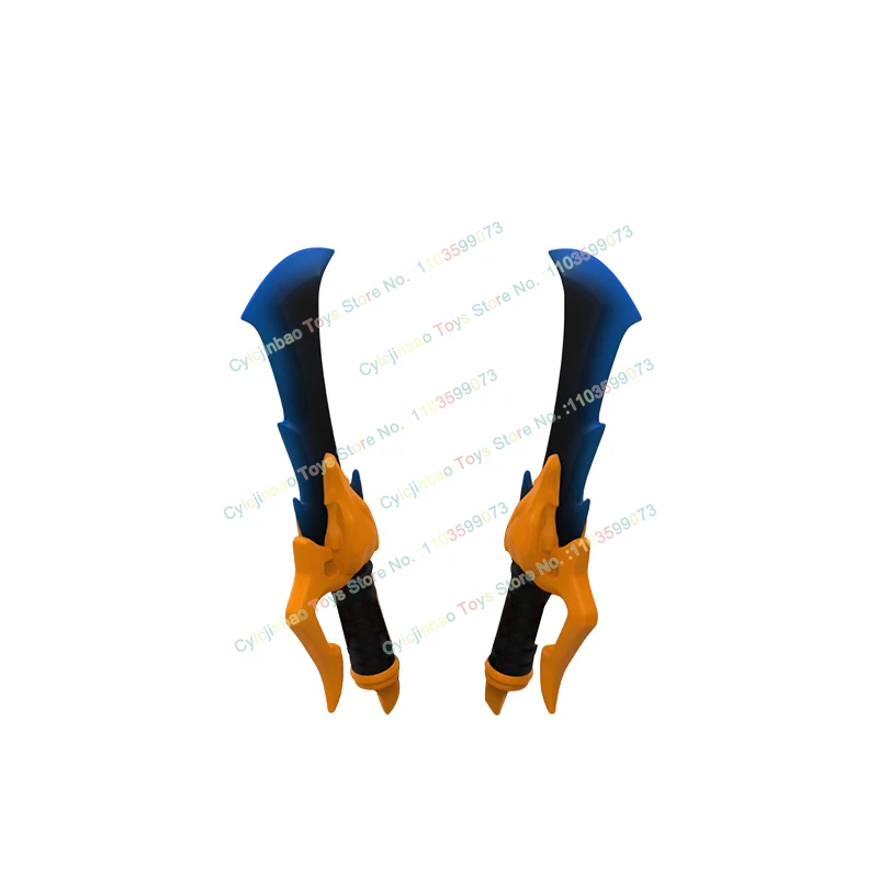 WM6220 WM6221 bande dessinée rôle majeur Cheng Xiaoyu effets spéciaux accessoires couteau hache modèle figurines d'action blocs de construction enfants jouets