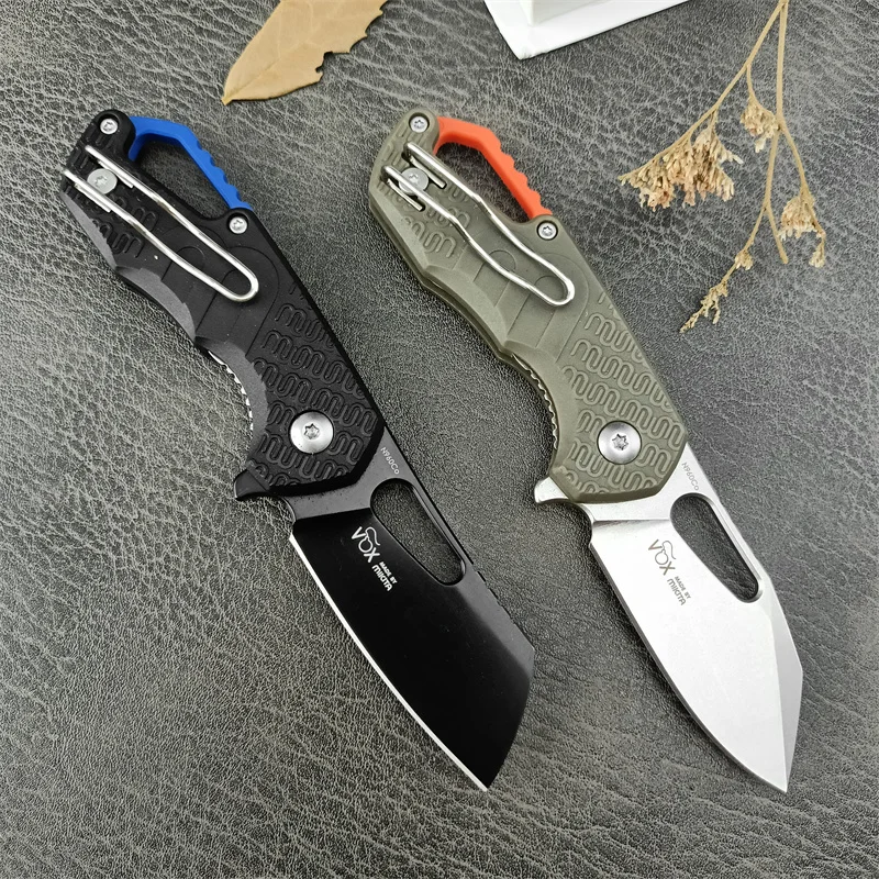 Carry a folding knife with you, hunting 8Cr13MoV blade, outdoor survival rescue nylon fiber handle tool knife