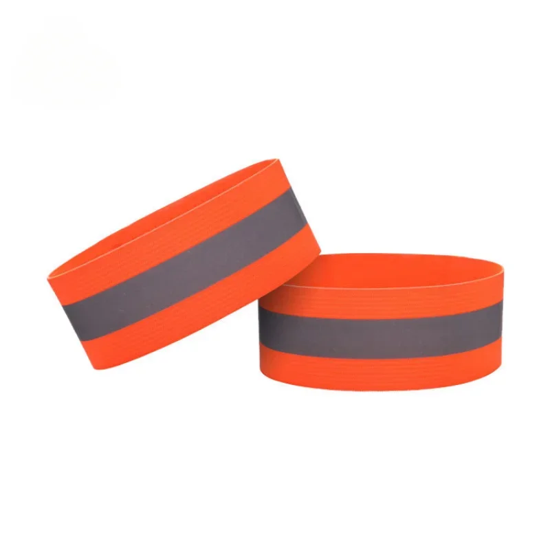 Elastische reflecterende veiligheidsarmband Buitensporten Nachtlopen Fietsen Joggen Waarschuwing Reflectortape Armband Polsband