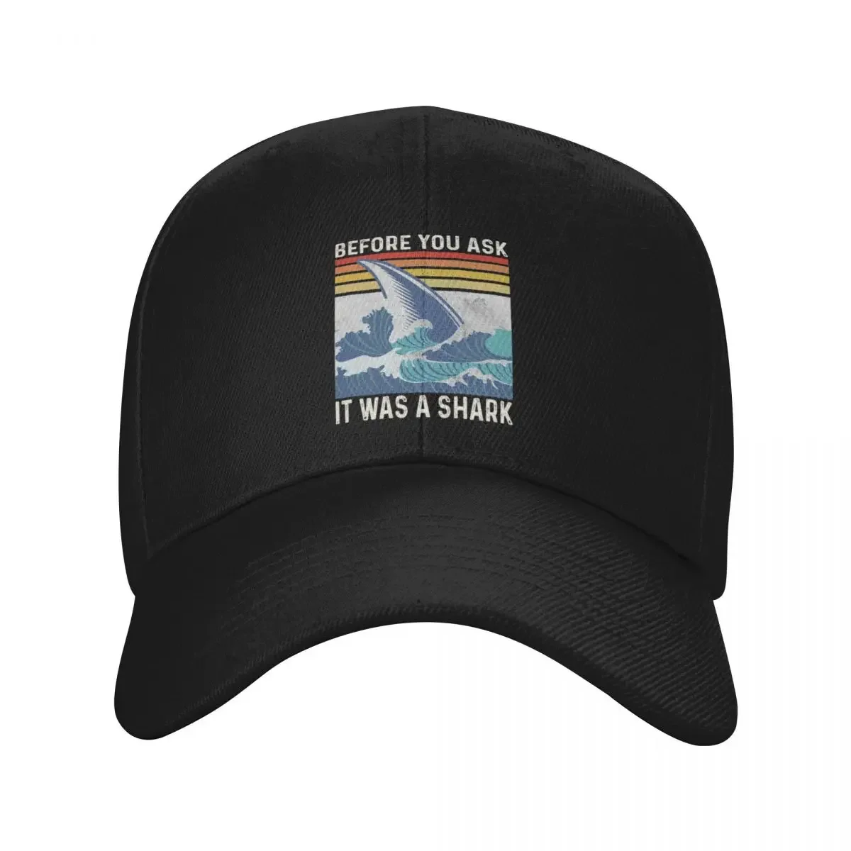 

It Was A Shark - Funny Amputee Saying Baseball Cap New Hat Fishing cap Male Women's
