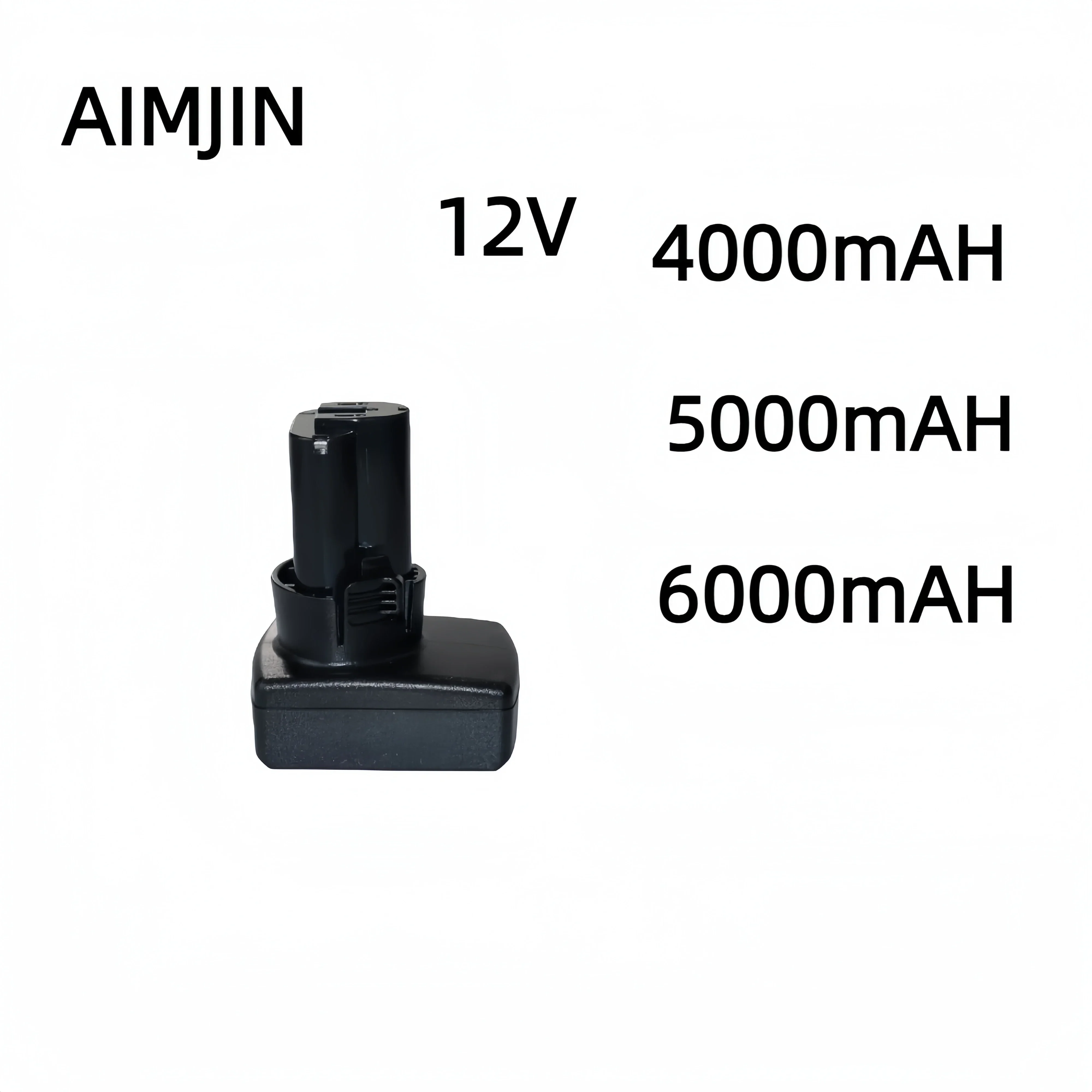 

Rechargeable lithium ion battery suitable for Makita cordless power tools, 12V, 4000 mAh, 5000 mAh, 6000mAh