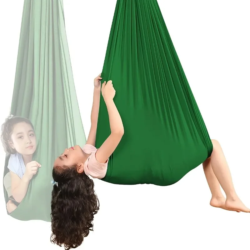 

Children's indoor therapeutic sensory yoga hammock, children's adolescent outdoor adjustable fabric hammock swing