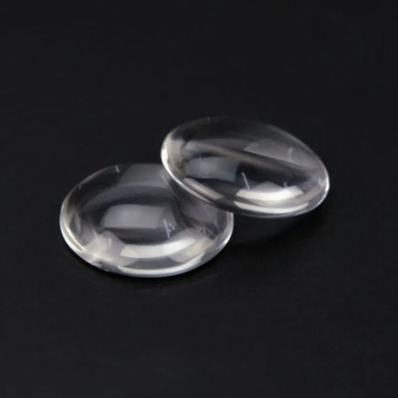 Imagem -02 - Silicato k9 Lente de Vidro Óptico Plano Lente Convexa Distância Focal F25 F30 F40 F50 F60 F80 F100 mm Faça Você Mesmo Condensador de Focagem 1pc 20 mm
