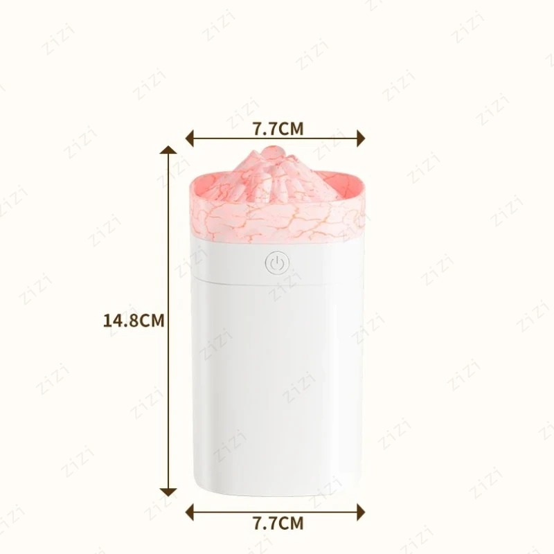 USB Silent Volcanic Shaped Humidifier Advanced Night Light Humidifier Nano Atomization Moisturizing Humidifier