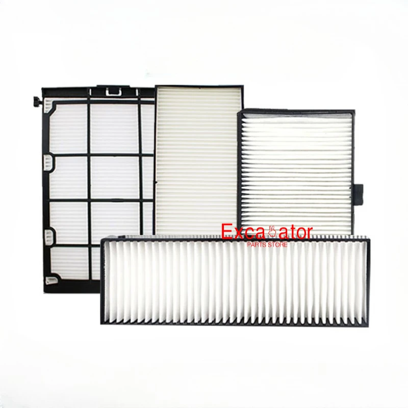 Excavator Accessories for Doosan Daewoo DH DX55 60 75 150 220 260-5-7 -9C Air Conditioner Filter High quality