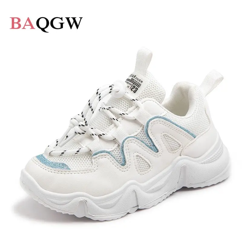 Kids Casual Sneakers Spring Sport Shoes for Big Kids Shoes for Boys Children Mesh Breathable Non-Slip Shoes Teen Girl Size 26-37