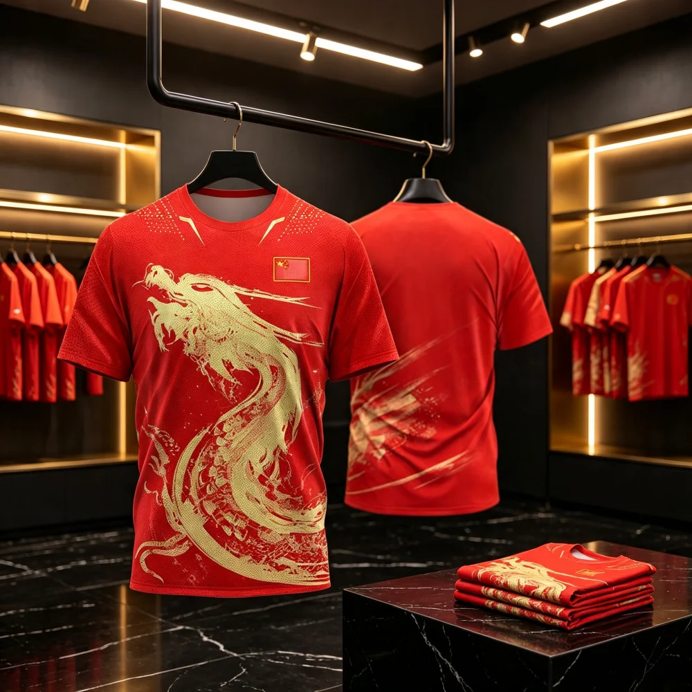 Table Tennis China - T-Shirt da Tennis da Tavolo China