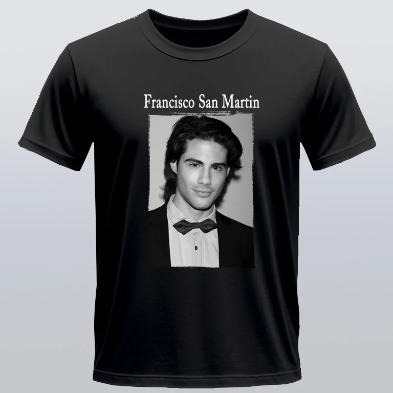 FRANCISCO SAN MARTIN 1985-2025 RIP T Shirts 100% Cotton Tee Graphic Print T-shirt Clothes