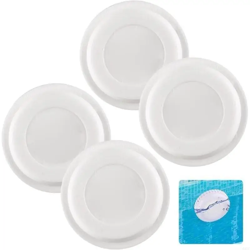 G8TC 4PCS حمام السباحة أفوهة يغطي حمام السباحة عودة الطائرات يغطي تجمعات الملمس البلاستي