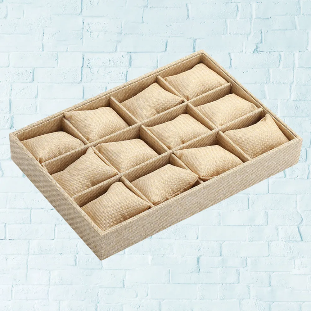 Premium Watch Storage Box with Removable Pillows for Watch Collection and Accessory Organization Elegant Simple