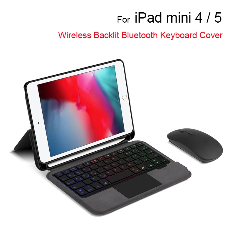 

Magic Keyboard For iPad Mini 4th 5th Generation 7.9" Mini4 Mini5 mini 4 5 Portuguese Spanish Korean Arabic German Smart Keyboard