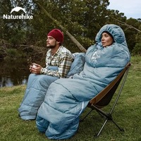 Naturehike Ultralight Waterproof Camp Sleeping Bag Splicable Double Sleeping Quilt Outdoor Winter Warm Envelope Sleeping Bags