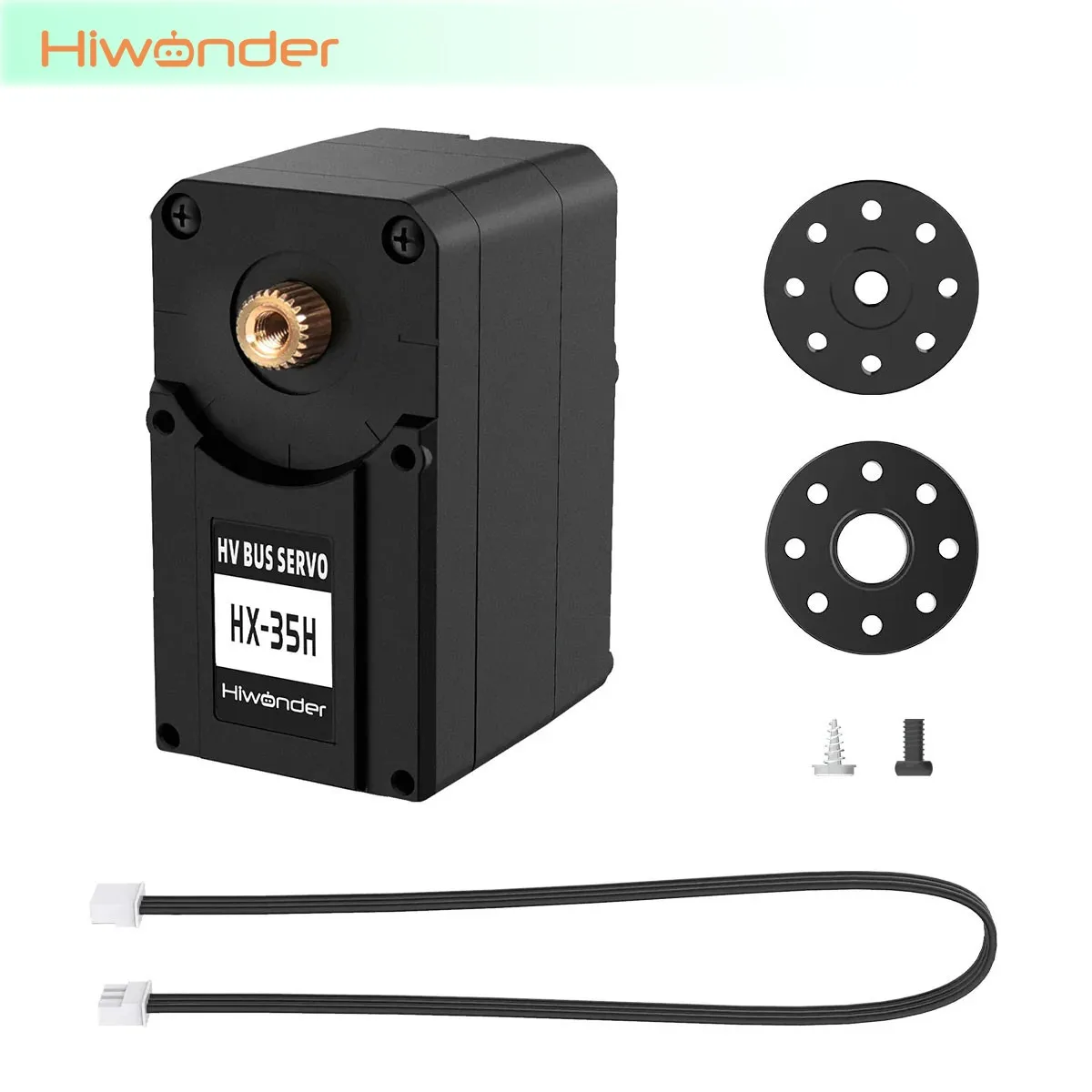 

Hiwonder HX-35H 35kg·cm HV Bus Servo Dual-Shaft Serial Bus Servo w/ Feedback for Robots & Robot Arms