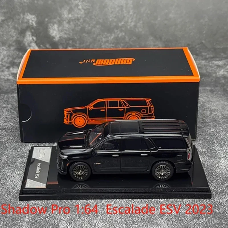 SHADOW Pro Diecast 1:64 Scale Escalade ESV 2023 Alloy Car Model Ornament Souvenir Display Collection Hobby Gift