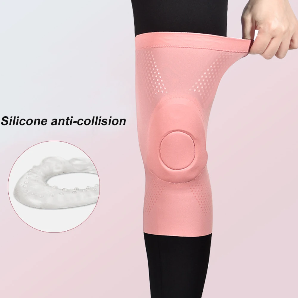 1 Pair Sports Ultra-thin Knee Pads Volleyball Extreme Sports Kneepad Brace Elbow Support Dancing Yoga Elastic Gym Knee Protector