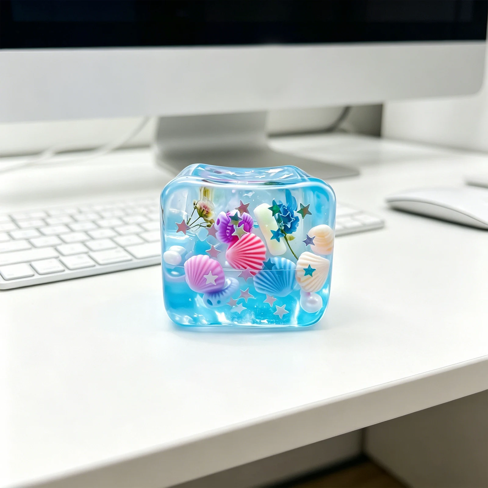 

SA 4.5cm Square Decompression Toys Slow Rebound Soft Sensory Stress Cube Safe for Kids Gifts Boys Girls Social Activities Use