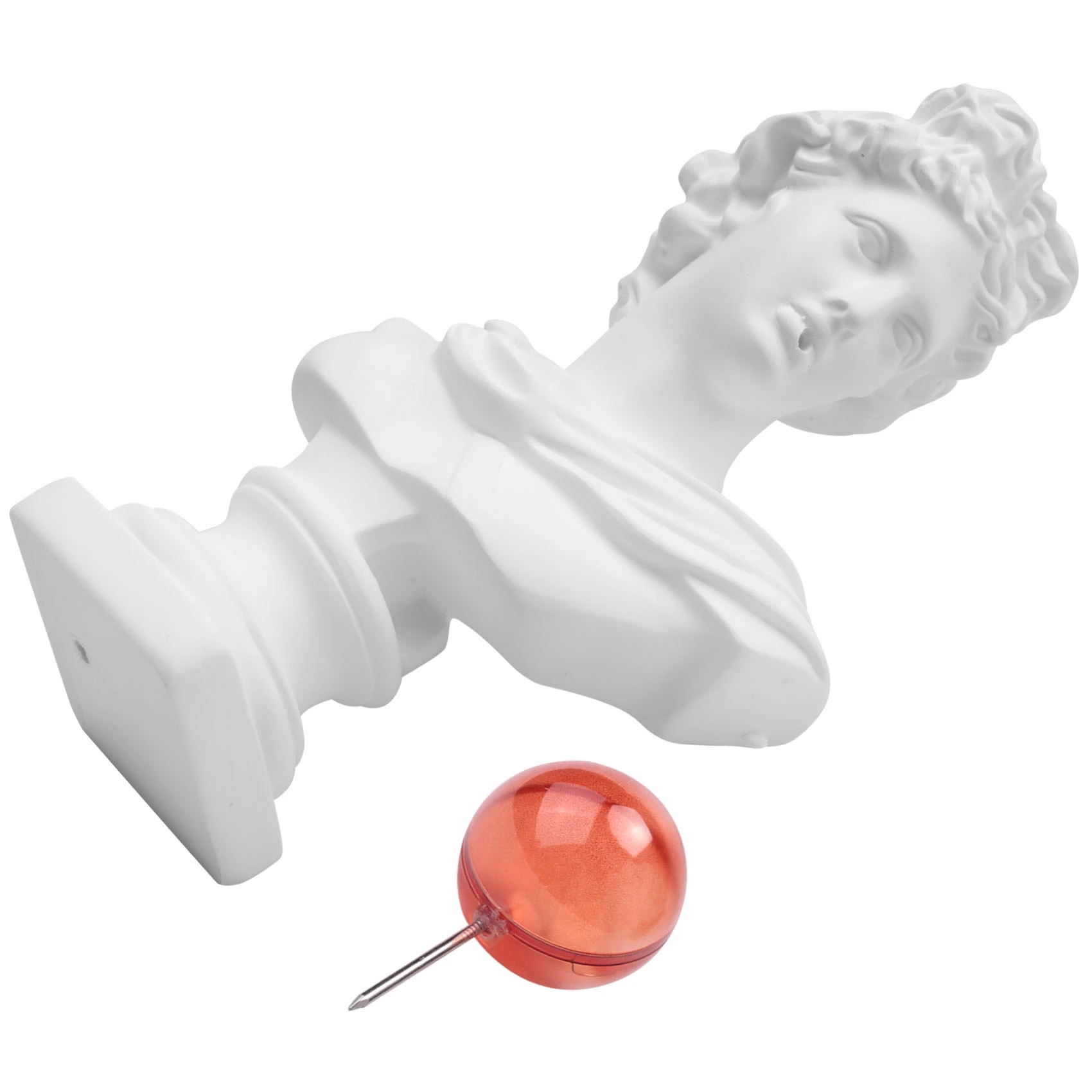 【Hot Selling】1Pcs Classic Busts Statue Greek Mythology Figurine Bubble David Portrait Sculpture Resin Practice Craft Sculpture