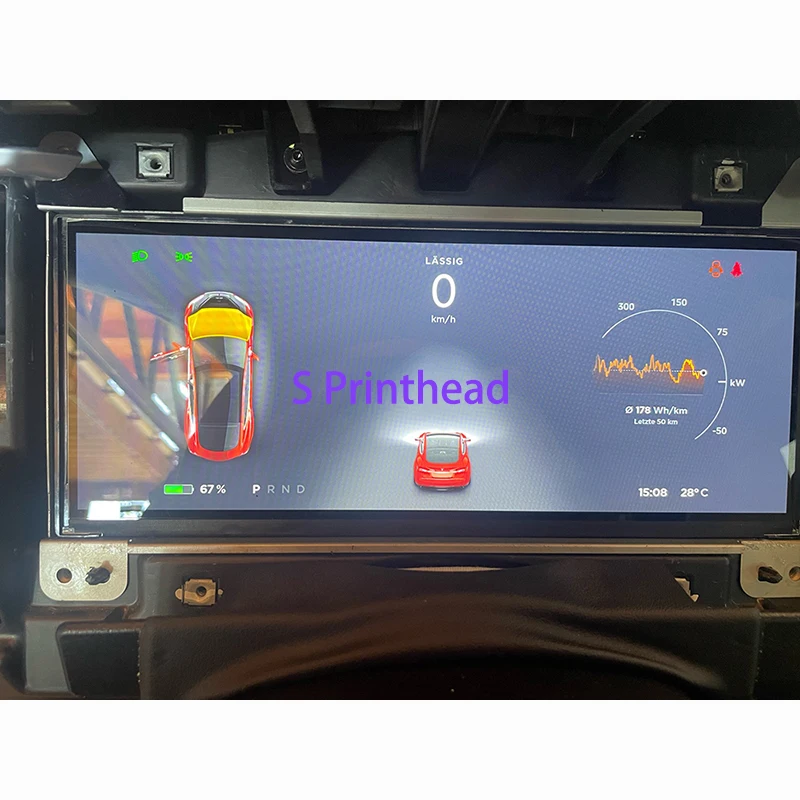 Imagem -06 - Tela Lcd Tesla Model s Peças de Instrumento do Carro Tesla Model x La123wf4sl01 La123wf4 Sl01 12.3 La123wf1sl01 La123wf1 Sl01