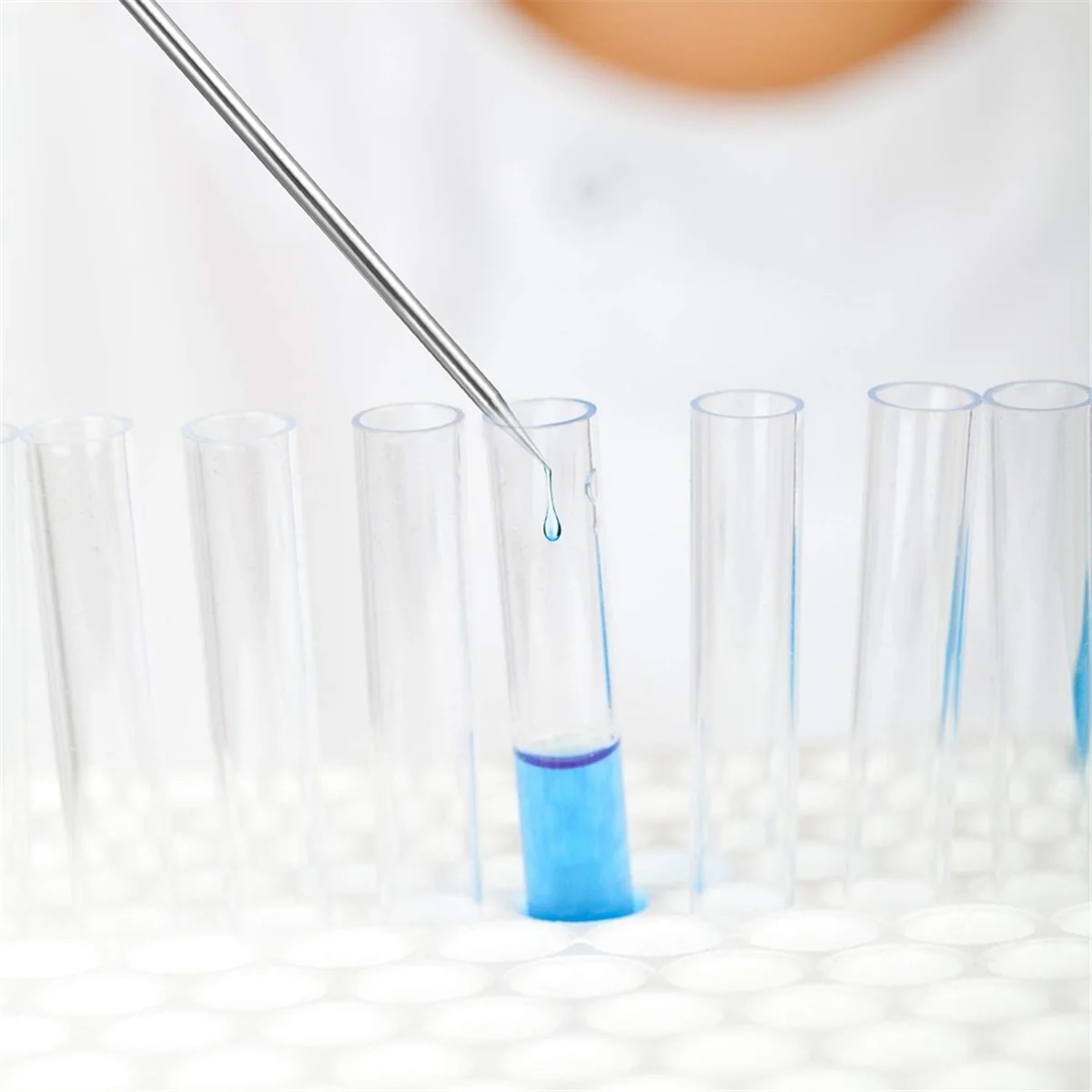 AAA87 12Pcs Edelstahl Labor Löffel Spachtel Labor Probenahme Löffel Mischen Spat Sets Arbeits Schaber Labor Ausrüstung