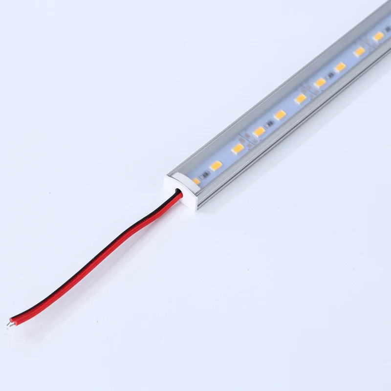 DHL 10-20 sztuk 1M DC12V V/U kanał aluminiowy LED szafka Closett drążek LED 5730 36Leds profil aluminium sztywna listwa liniowe światła