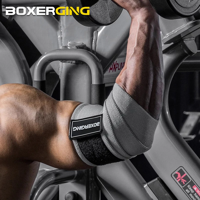 

Пара налокотников премиум-класса, ремень, бандаж, бандаж, поддержка тренажерного зала, фитнеса, спорта, защита для силовой тяжелой атлетики, жима лежа