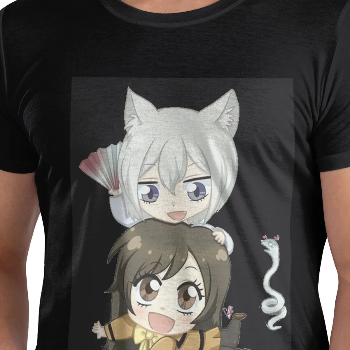 

Футболка из 100% хлопка Nanamy And Mizuki Kamisama, мужские футболки большого размера, мужские футболки с круглым вырезом и коротким рукавом, S-6XL