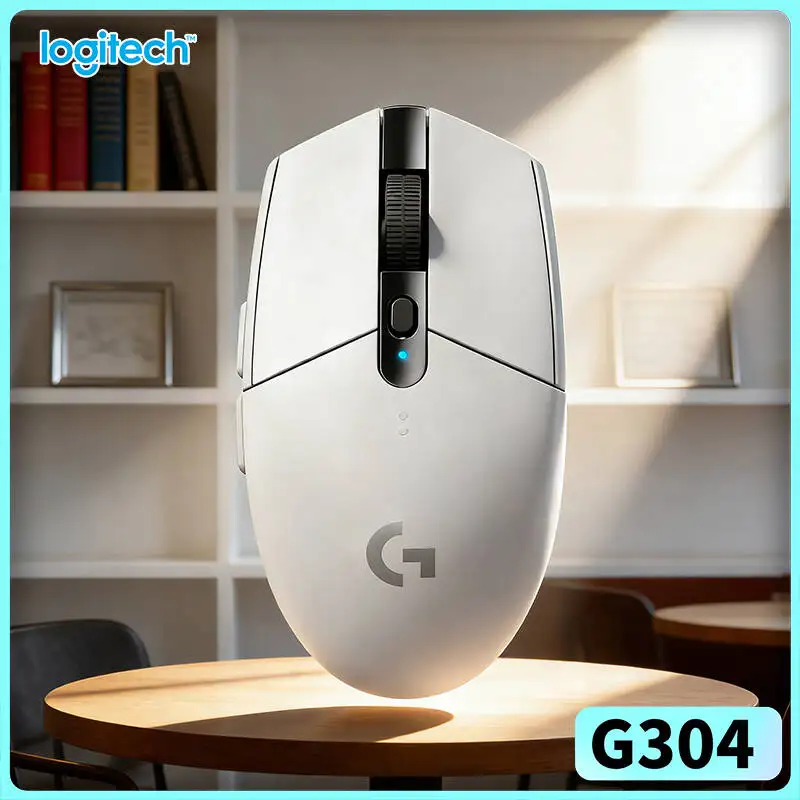 Logitech G304 Wireless Mouse 12000 DPI HERO Sensor LIGHTSPEED 1ms 9-Month Battery Video High Precision Users