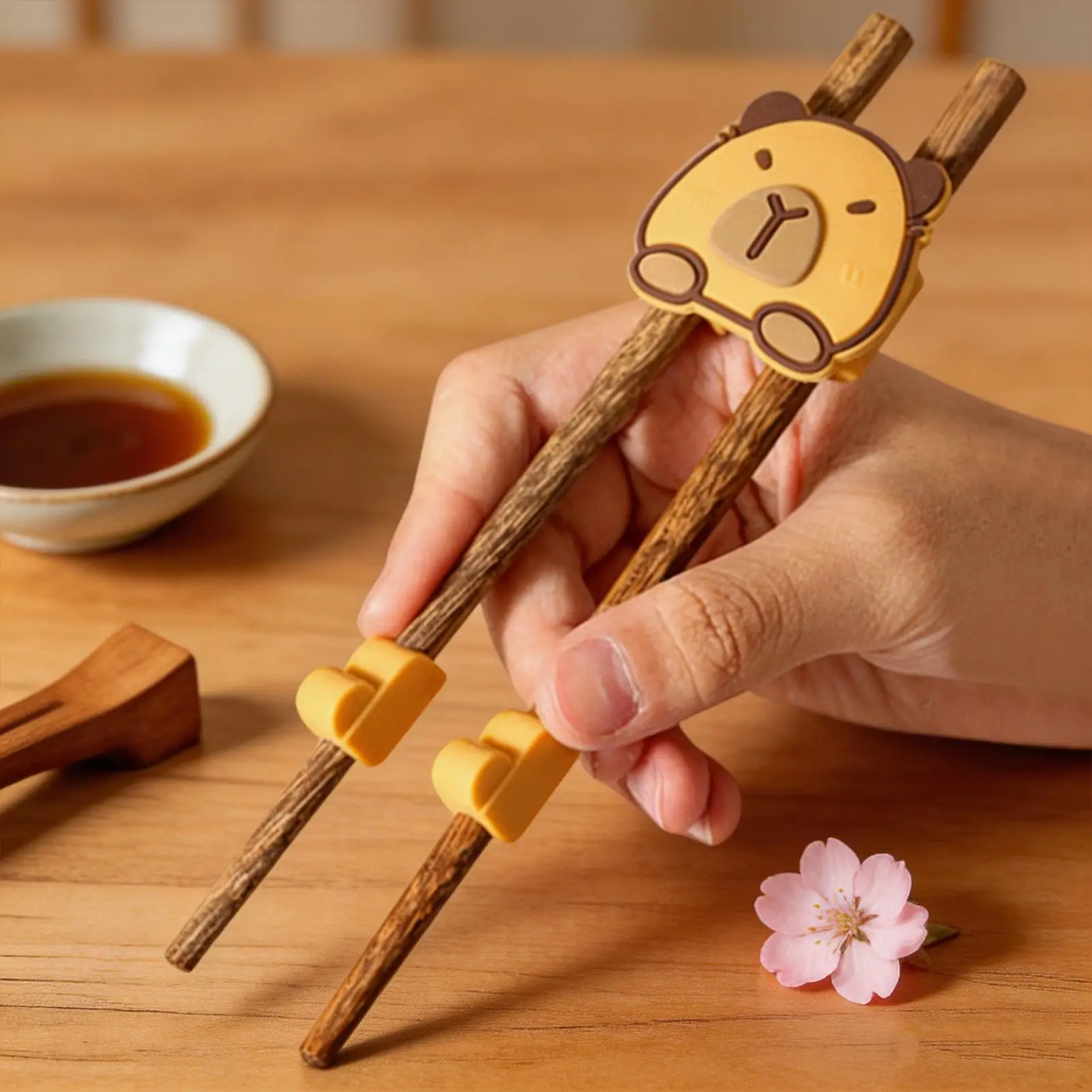 Chopsticks for Beginners Capybara Theme Grip Correction Tool Kids Beginners Training Chopsticks for Preschoolers Boys Girls