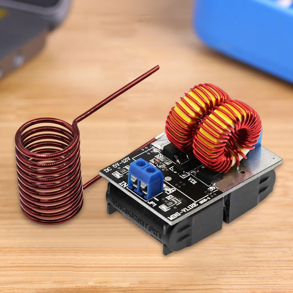 120W Mini ZVS Induction Heating Board DC 5-12.0V Input Voltage Inductive Heater High Frequency Power Supply Module