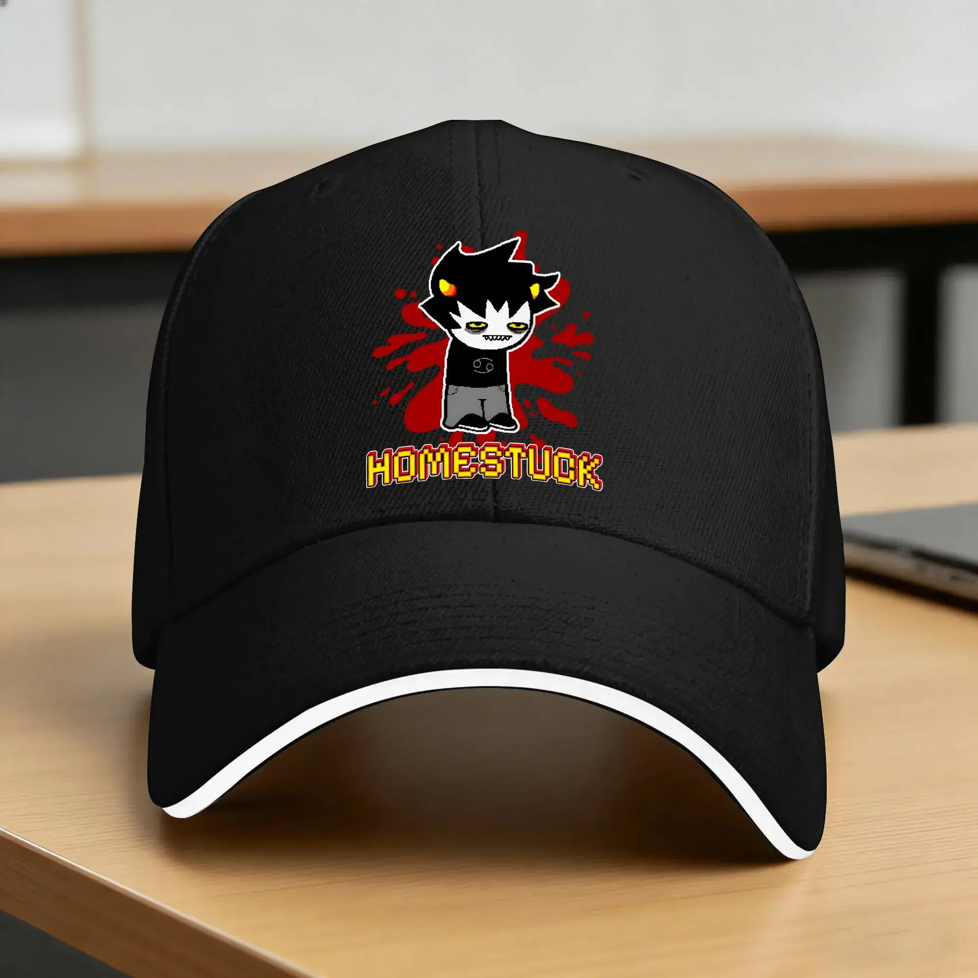 New Homestuck Dave strider  Casual Baseball Cap Summer  Trucker Hat Hiking Fishing Hip Hop Hats Fitted Retro Baseball Caps