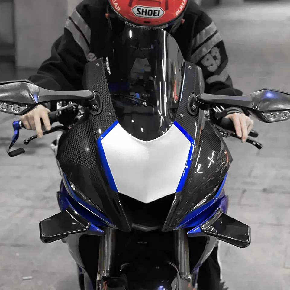 ヤマハyzf,r3,r25,2019-2024,r1,r6スタイルに適したフロントノーズ