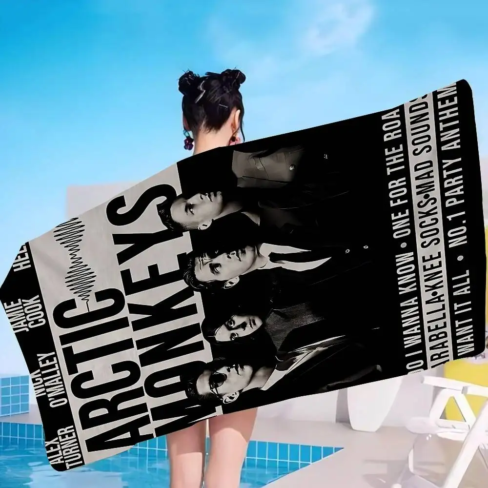 A-Arctic M-Monkeys Music Album Microfiber Beach Towel Absorbent Quick dry Soft Yoga Swimming Resort Mountain Climbing Towel