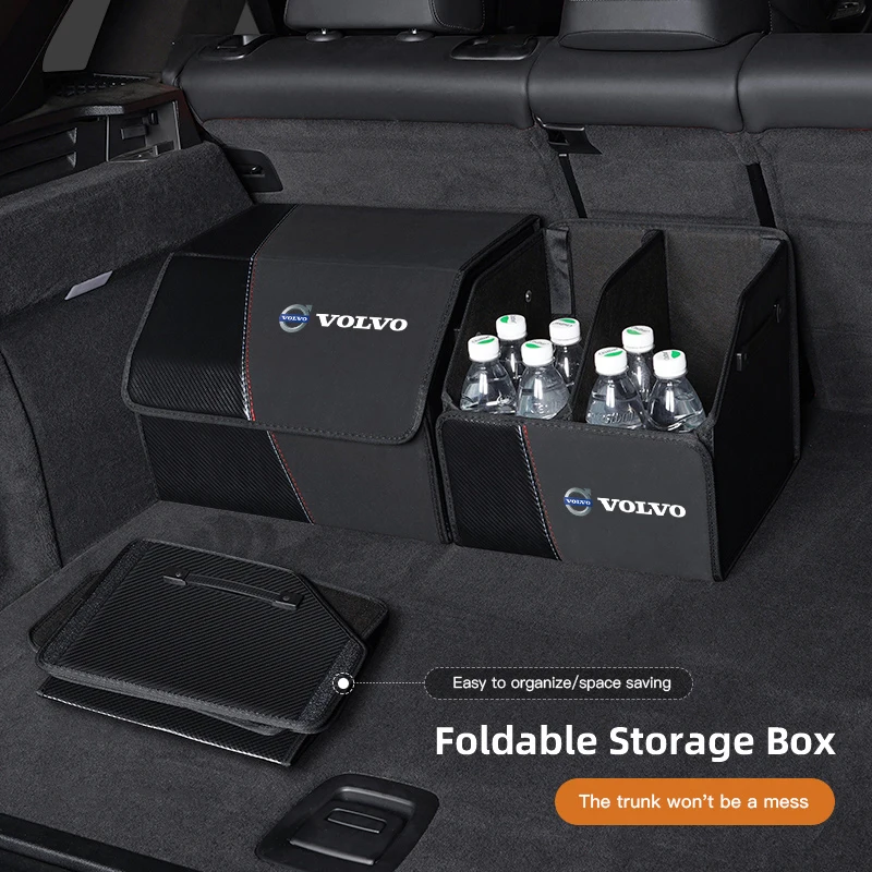 

Volvo Folding Car Trunk Organizer Box Storage Bag Tools Tidying For C30 XC90 XC40 SC60 C60 190h V70 S80 V40 XC S60 V60 V50 R V90