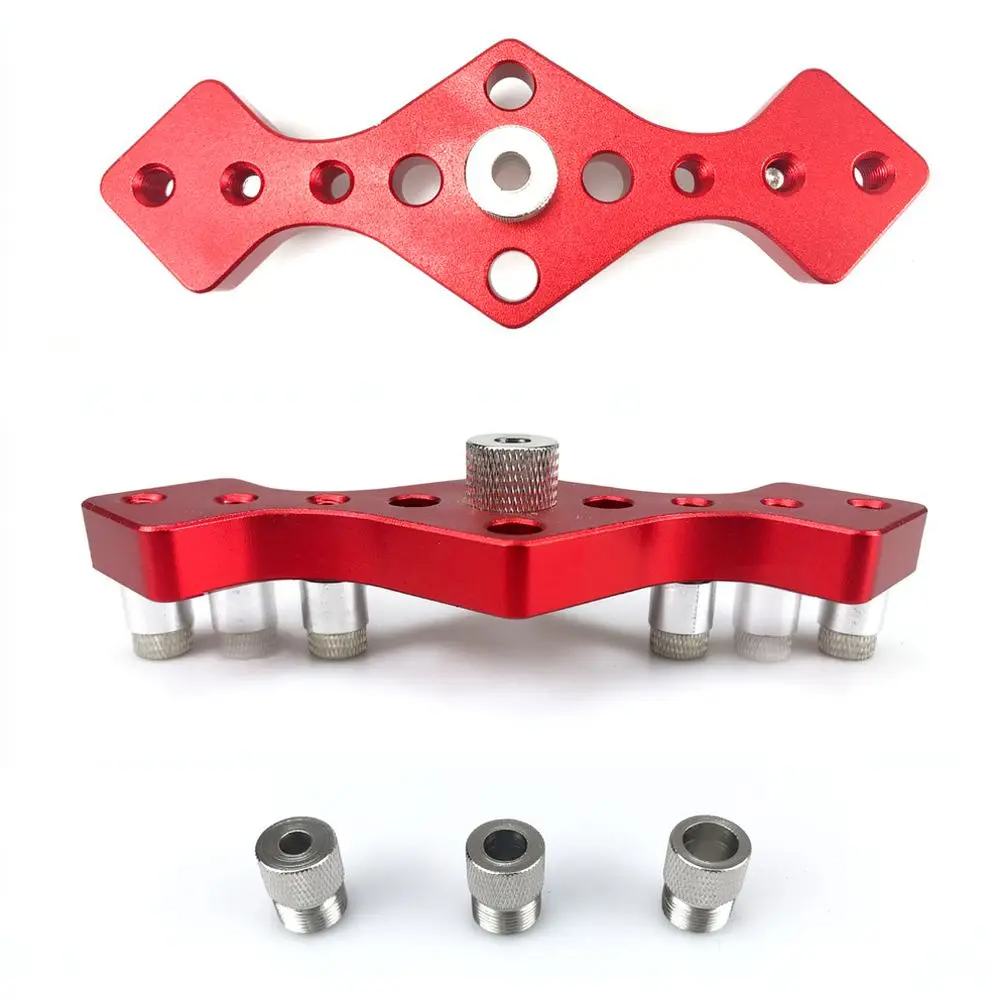 Professional Diamond Drill Guide Locator Jig Tool For Woodworking Straight Hole Punching Furniture Repair Craft