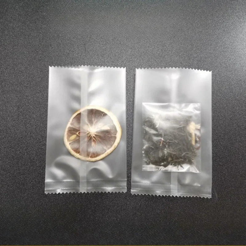 

100PCS Matte Plastic Open Top Frosted Heat Seal Bags, Pouches for Biscuits, Candy Chocolate & Snack Packaging DIY Matcha