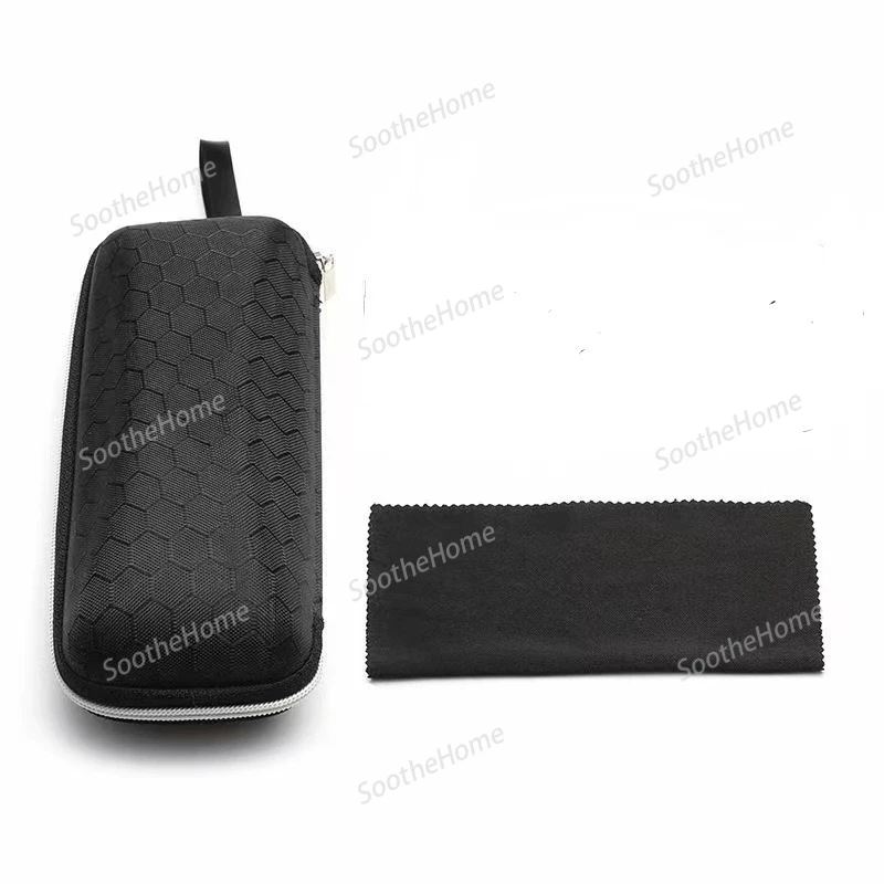 Glasses case and bag combination set - Sunglasses set with zipper - Hard for glasses eye contacts contact lens