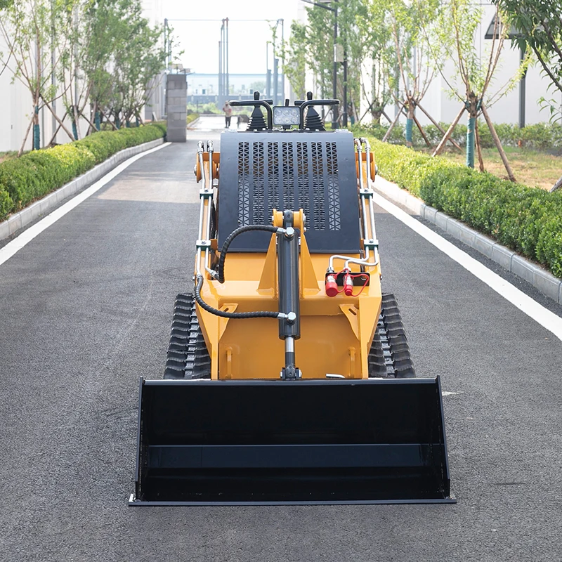 Customized Earthmoving Loading Tool Multi-Purpose Mini Skid Steer Loader Home Use Small 4WD Skid Steer Loader Attachments