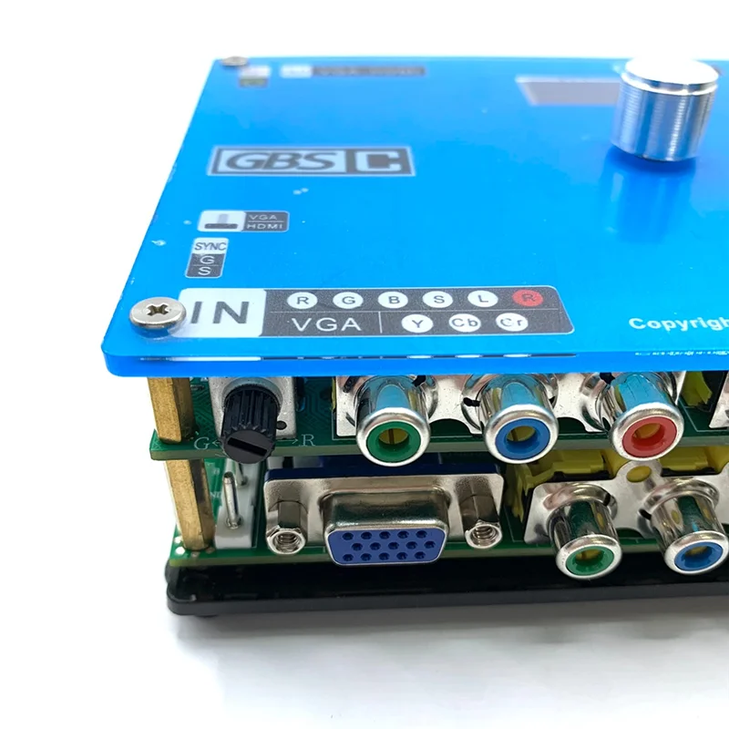 

A52TGBSC Converter GBS Control Game Video Transcoder GBSC RGBS VGA Scart Ypbpr Signal to VGA HD Upscalers