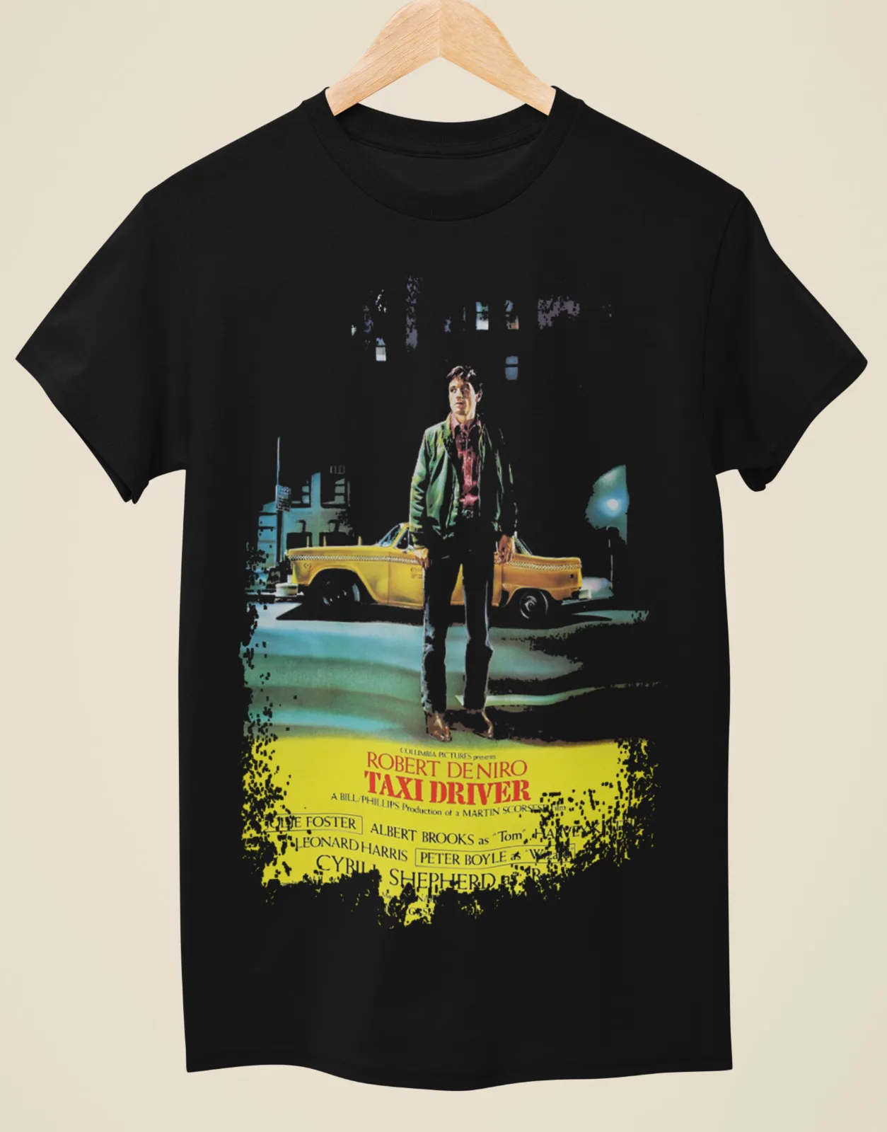 Taxi Driver - Movie Poster Inspired Unisex Black T-Shirt