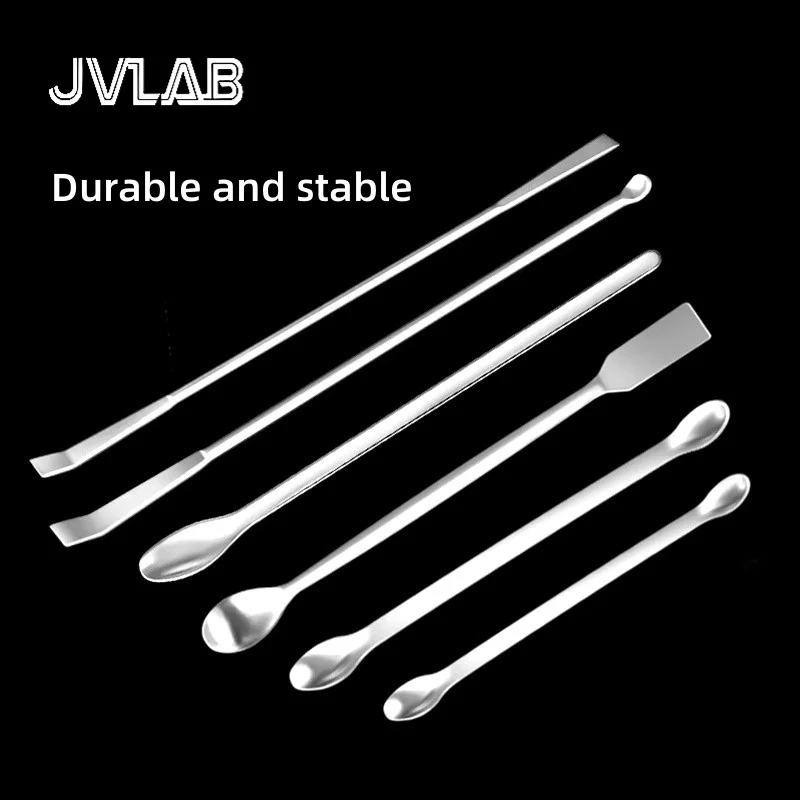 

Stainless Steel Medicine Spoon Medicine Shovel Double Headed Single Head Plastic Color Durable Anti-corrosion Multifunctional