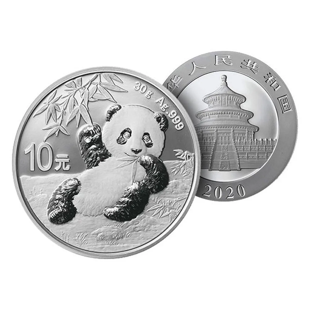 

2020 China Panda 30g Ag.999 Silver Panda Coin RMB10 Yuan