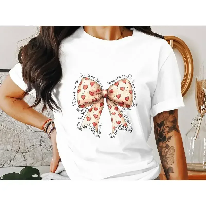 In My Love Era T-Shirt, süßes Valentinstags-Design, koketter Stil, Schleife