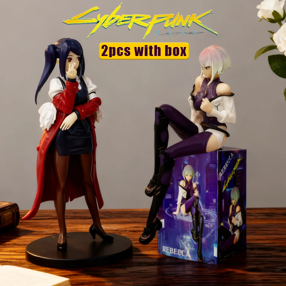 متوفر 17-21 سم شخصية أنيمي جيل/لوسي-PVC لعبة مجسمة قابلة للجمع لديكور المكتب/إعطاء الهدايا/هدية السنة الجديدة